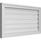 Ekena Millwork Vertical Surface Mount PVC Gable Vent: Functional, w/ 2"W x 1-1/2"P Brickmould Frame, 34"W x 18"H GVPVE34X1802SF - alternate 5